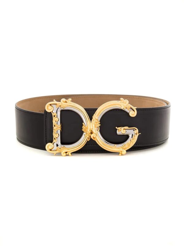 Dolce & Gabbana  baroque DG logo belt