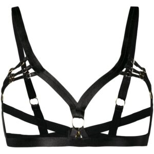 Bordelle satin open bra