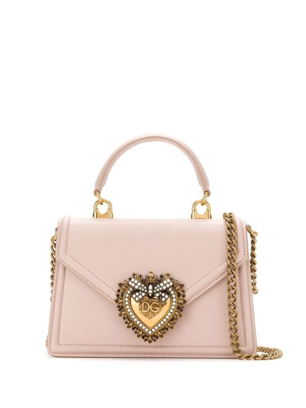 Dolce & Gabbana small Devotion leather top-handle bag