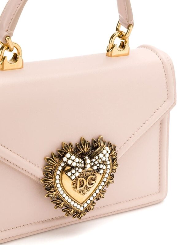 Dolce & Gabbana small Devotion leather top-handle bag - Image 4
