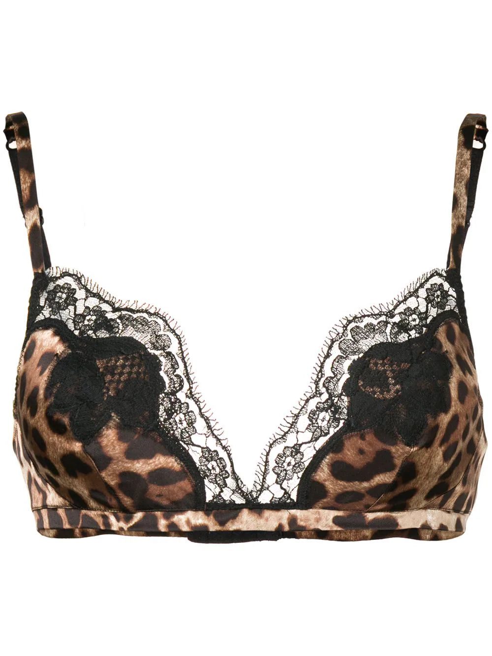 Dolce & Gabbana leopard print bra