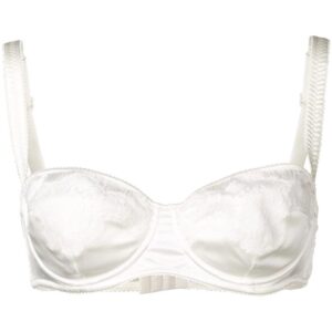 Dolce & Gabbana lace-detail satin balconette bra