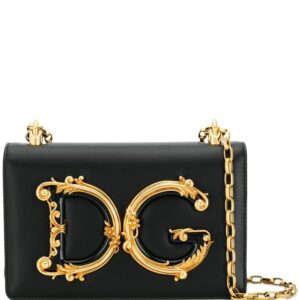 Dolce & Gabbana DG Girls leather shoulder bag