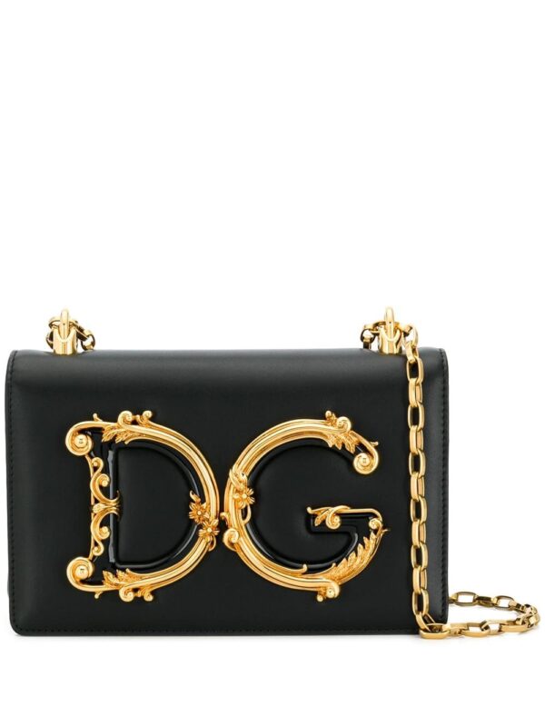 Dolce & Gabbana DG Girls leather shoulder bag