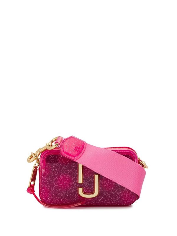 Marc Jacobs The Jelly Glitter Snapshot camera bag