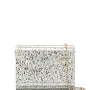 Jimmy Choo  Candy glitter-detailing clutch