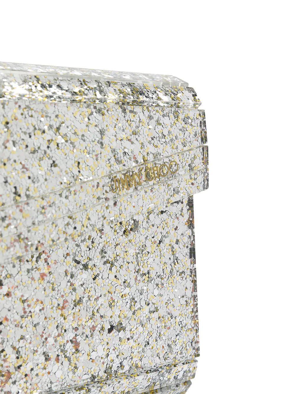 Jimmy Choo Candy glitter-detailing clutch - Image 4