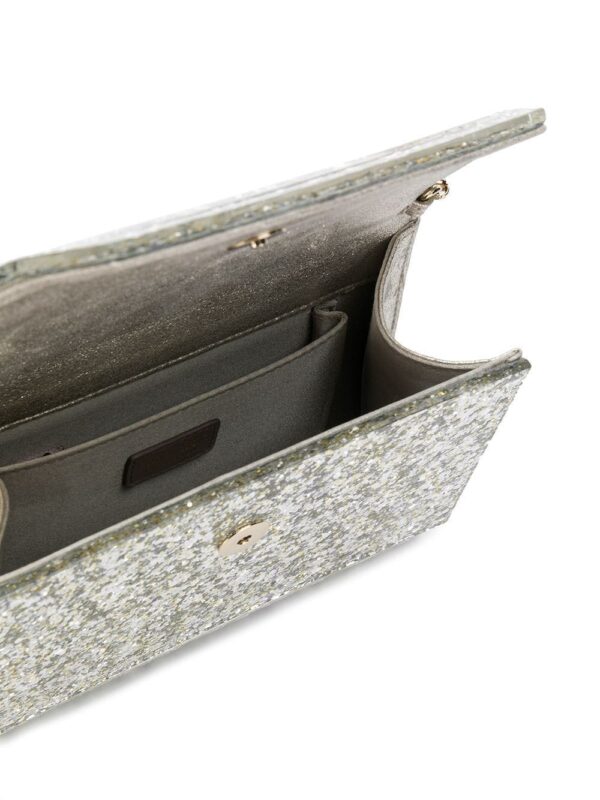 Jimmy Choo Candy glitter-detailing clutch - Image 5