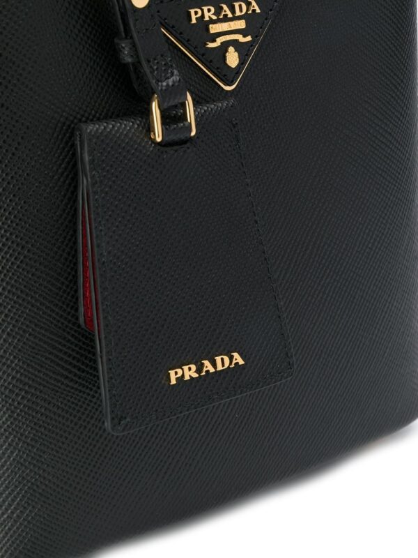 Prada  logo plaque bucket bag - Image 4