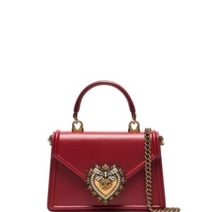 Dolce & Gabbana small Devotion leather top-handle bag