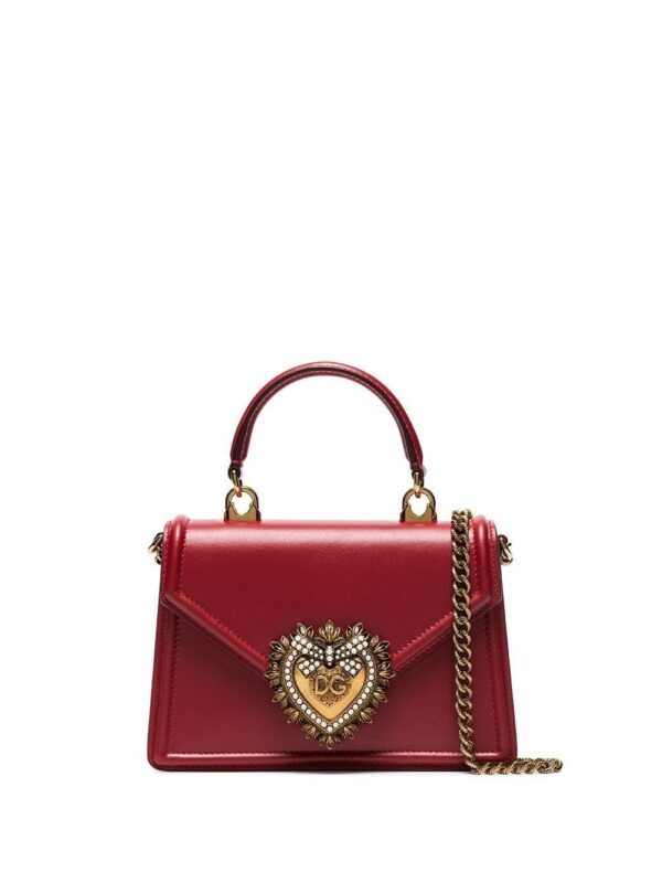 Dolce & Gabbana small Devotion leather top-handle bag