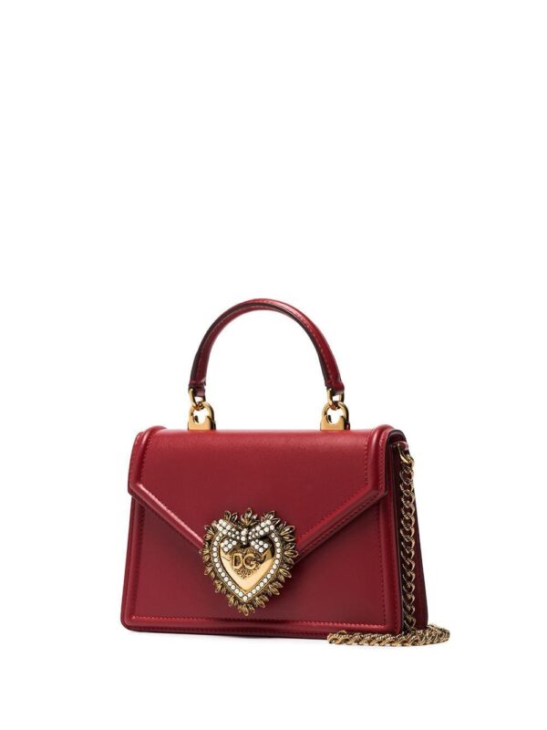 Dolce & Gabbana small Devotion leather top-handle bag - Image 4