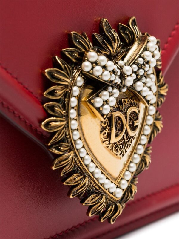 Dolce & Gabbana small Devotion leather top-handle bag - Image 5