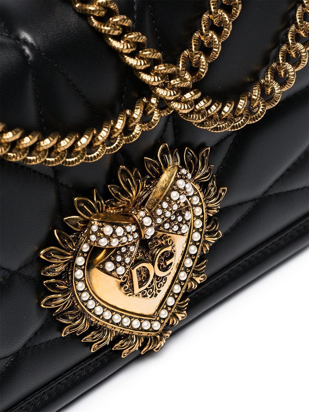 Dolce & Gabbana medium Devotion quilted crossbody bag - Image 5
