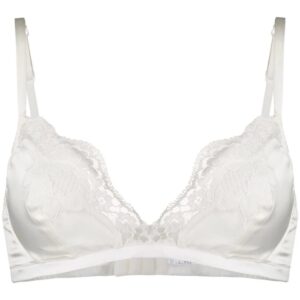 Dolce & Gabbana lace-detail satin bra