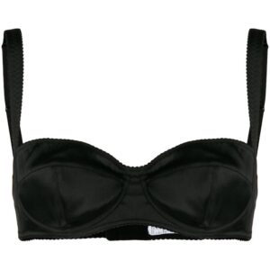 Dolce & Gabbana satin balconette bra