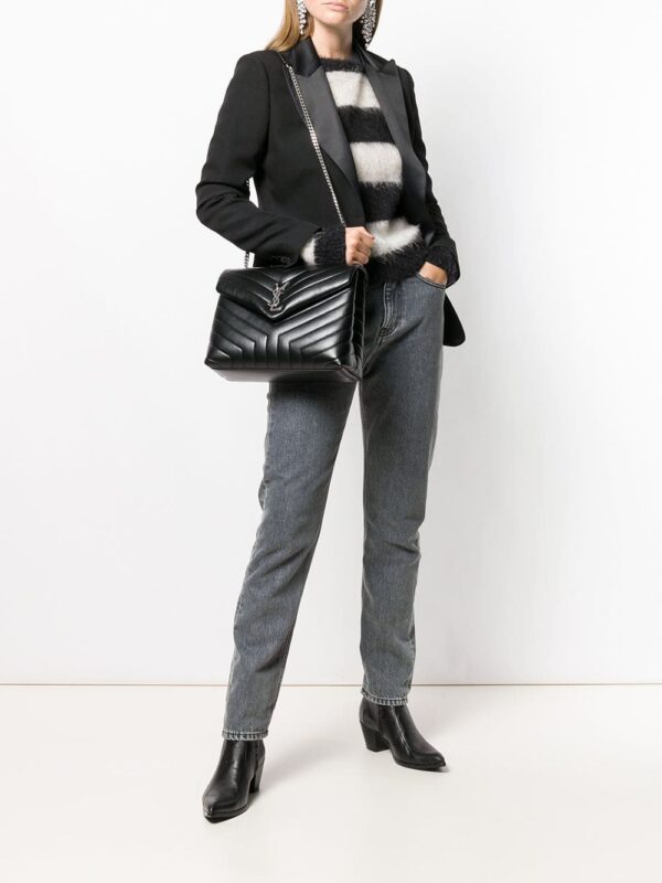 Saint Laurent medium Loulou quilted shoulder bag - Image 2