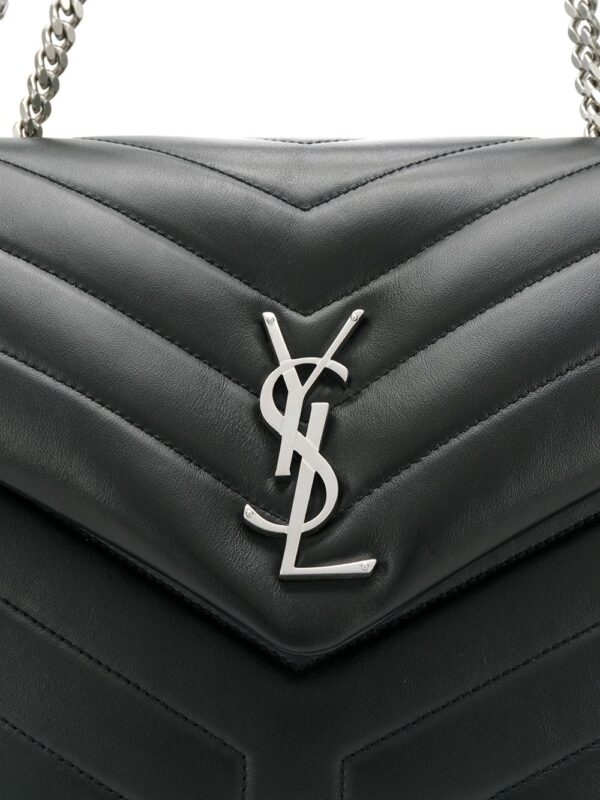 Saint Laurent medium Loulou quilted shoulder bag - Image 4