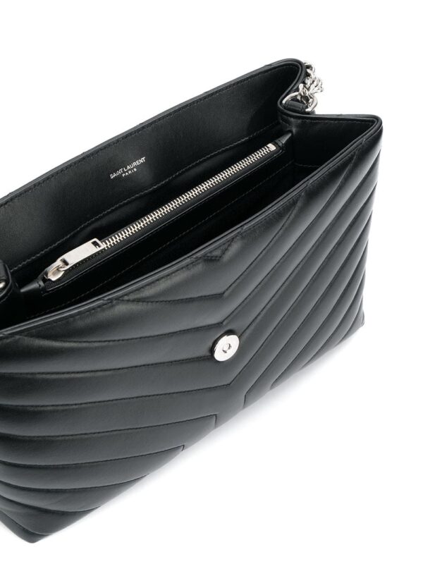 Saint Laurent medium Loulou quilted shoulder bag - Image 5