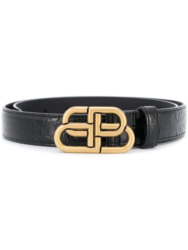 Balenciaga  BB buckle belt