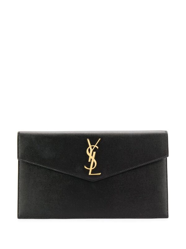 Saint Laurent medium monogram plaque pouch