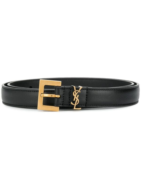 Saint Laurent  monogram leather belt