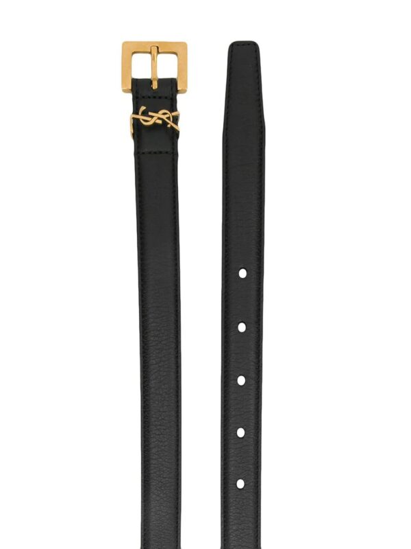 Saint Laurent  monogram leather belt - Image 2
