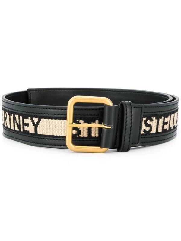 Stella McCartney  logo embroidered belt