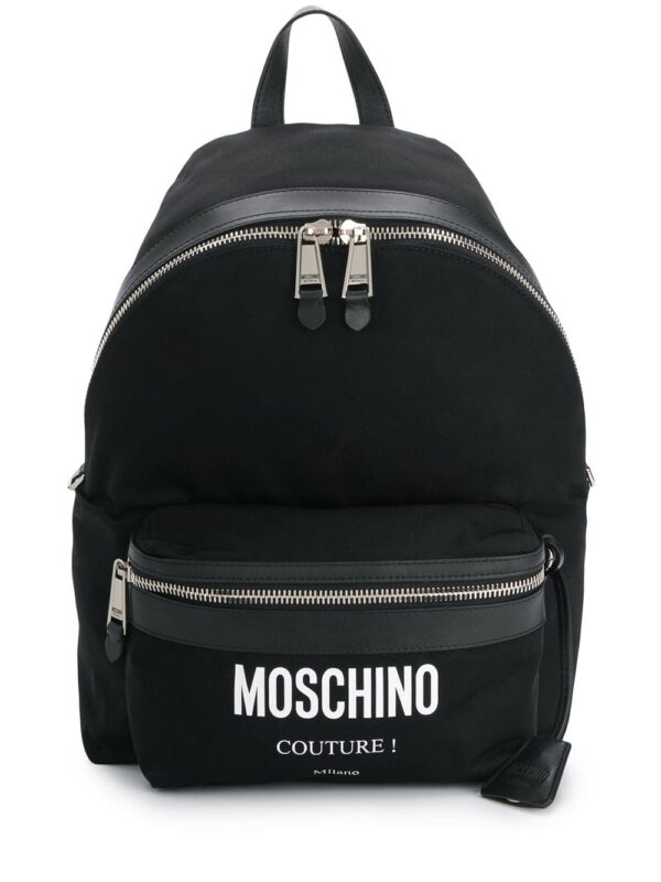 Moschino logo print backpack