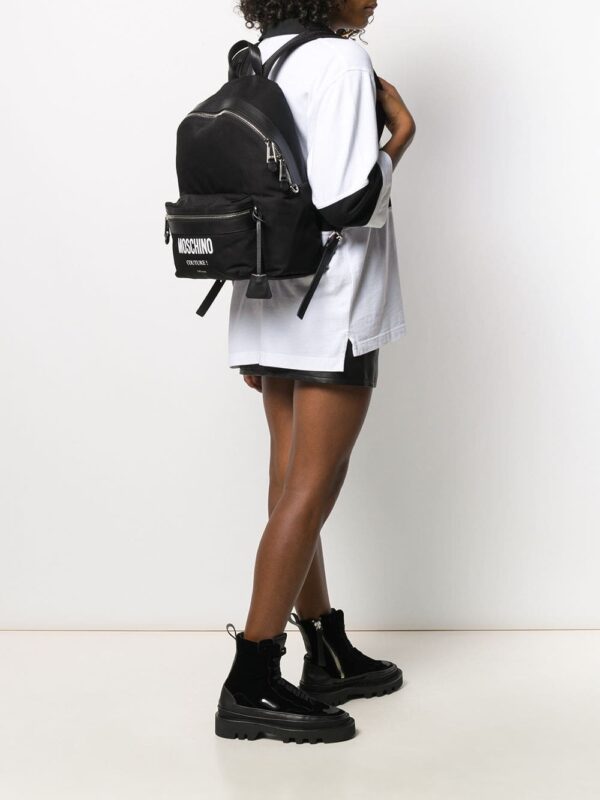 Moschino logo print backpack - Image 2