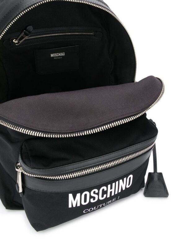 Moschino logo print backpack - Image 5