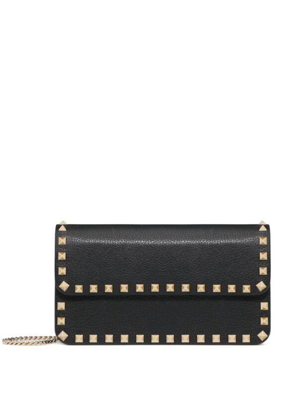 Valentino Garavani Rockstud leather clutch bag