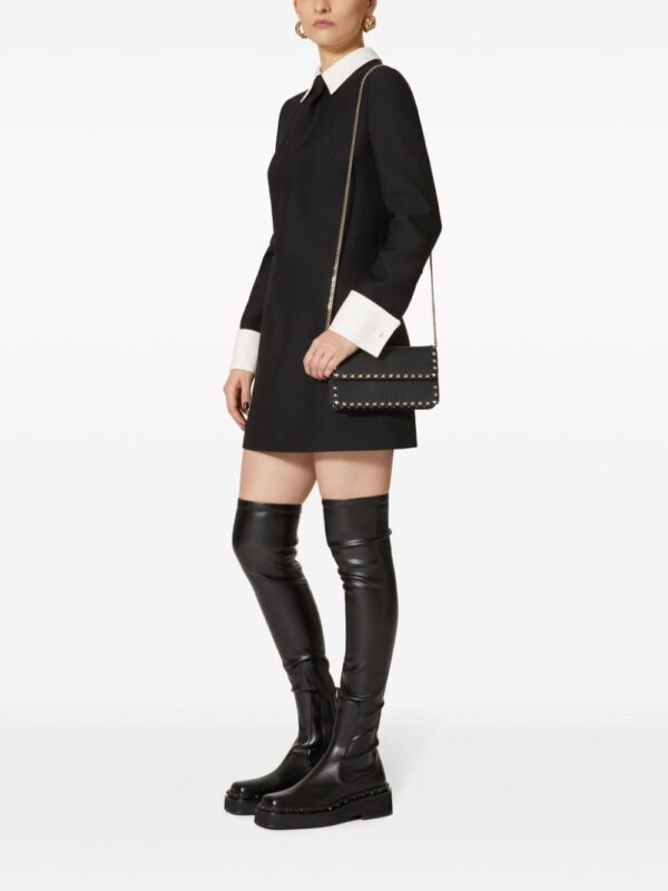 Valentino Garavani Rockstud leather clutch bag - Image 2