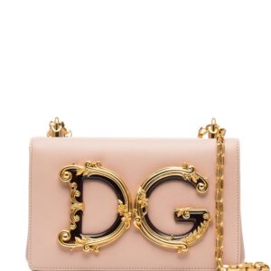Dolce & Gabbana DG Girls leather shoulder bag