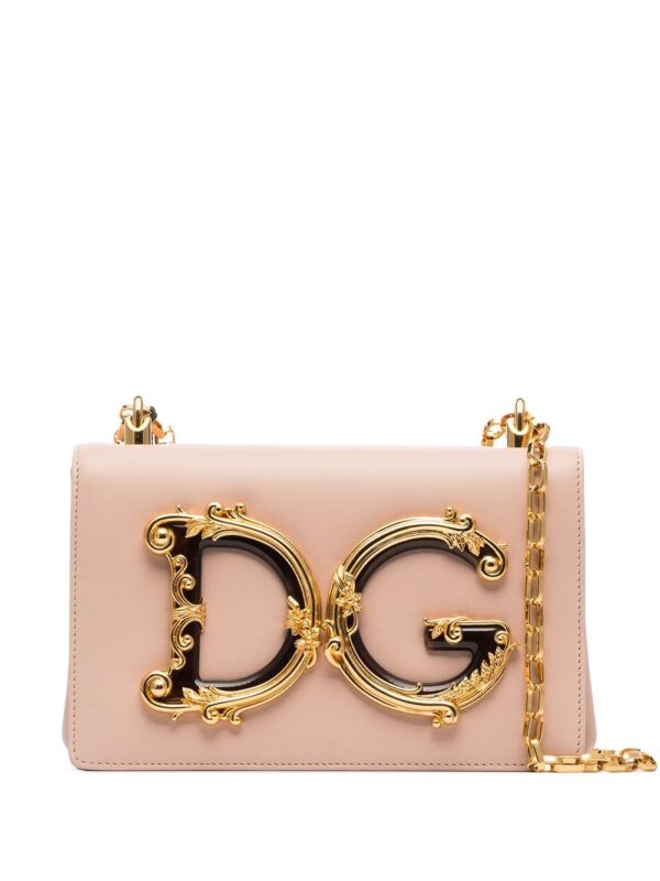 Dolce & Gabbana DG Girls leather shoulder bag