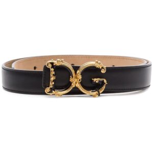 Dolce & Gabbana  baroque logo plaque belt