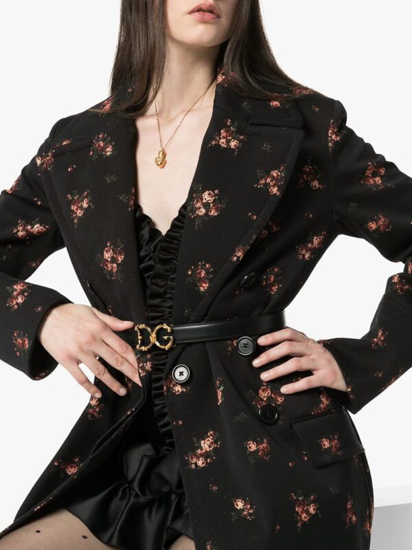 Dolce & Gabbana  baroque logo plaque belt - Image 2