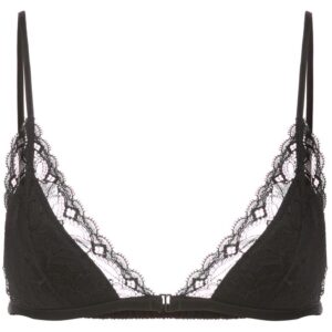 Fleur Du Mal  Gardenia lace triangle bra