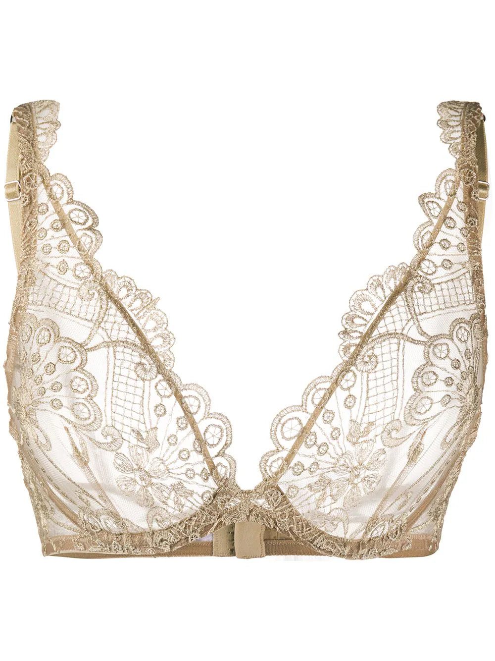I.D. Sarrieri Christmas sheer lace bra