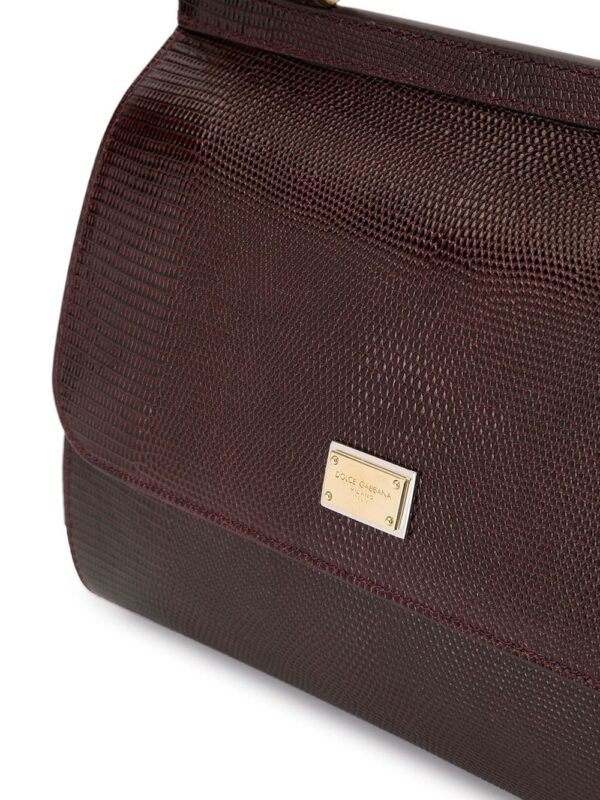 Dolce & Gabbana medium Sicily iguana-print top-handle bag - Image 4