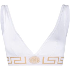 Versace Greca Border triangle bralette