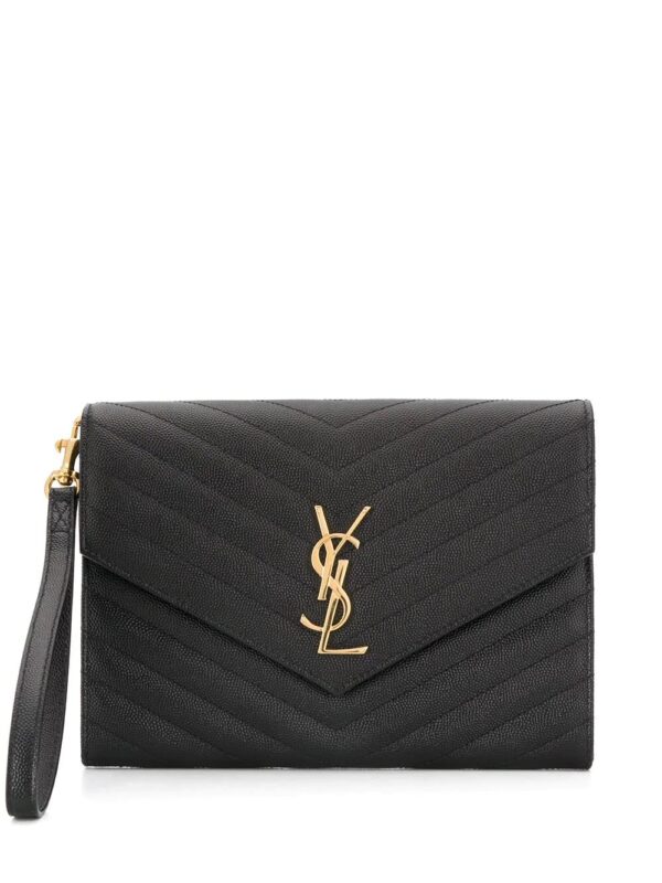 Saint Laurent  YSL New Pouch Monogram clutch bag