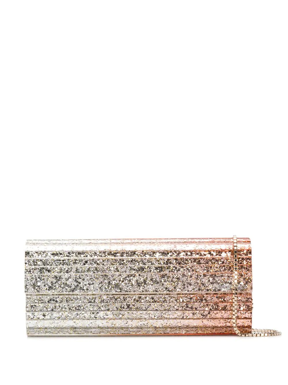 Jimmy Choo Sweetie glitter clutch