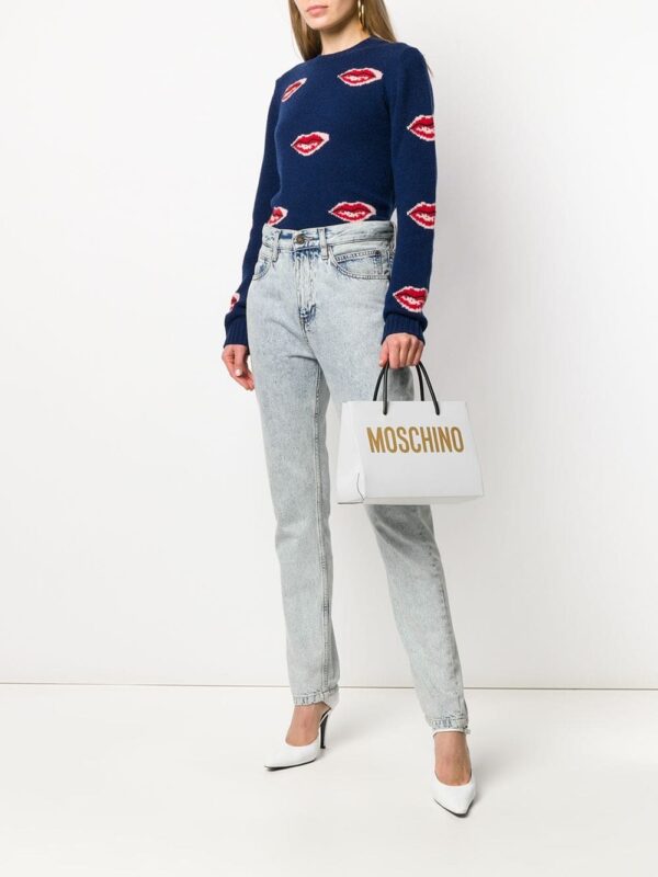 Moschino square logo-print tote bag - Image 2