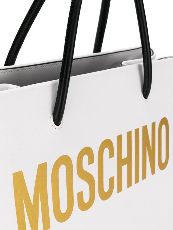 Moschino square logo-print tote bag - Image 4