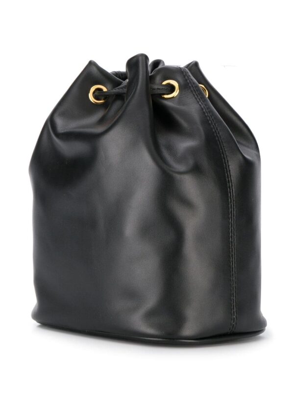 Moschino logo-print bucket bag - Image 3