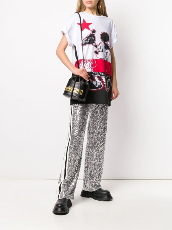 Moschino logo-print bucket bag - Image 2
