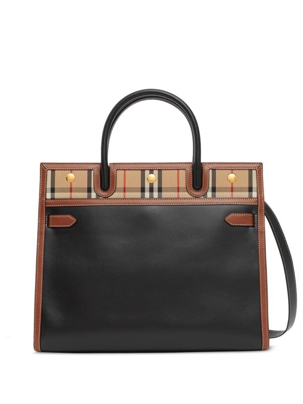 Burberry small Title Vintage Check tote