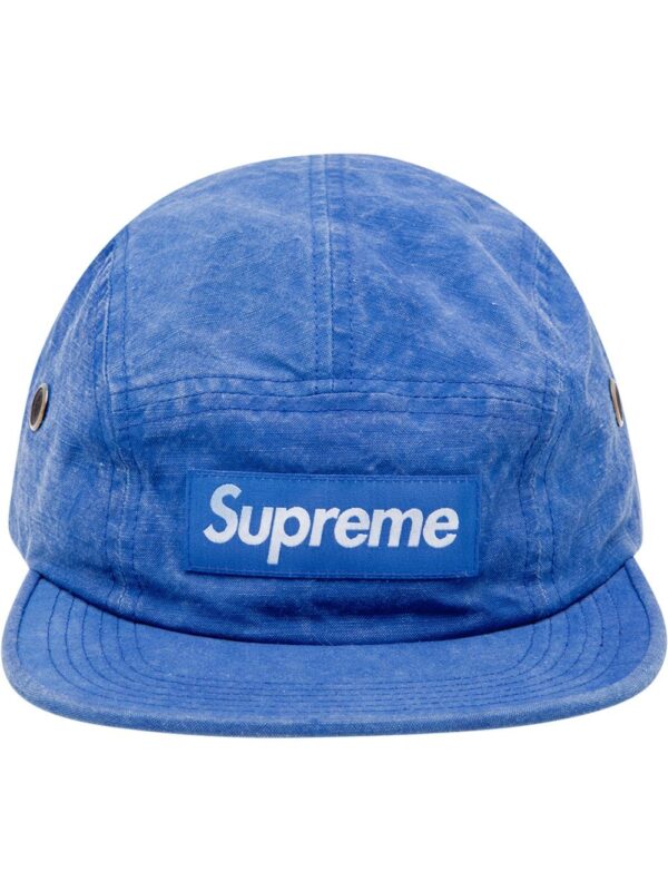 Supreme washed linen camp cap