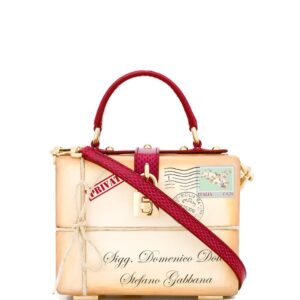 Dolce & Gabbana Dolce Box wood top-handle bag